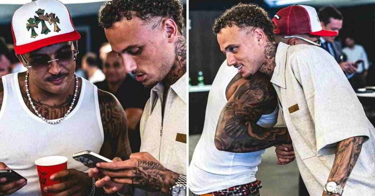 Noa Lang e Geolier insieme al Maradona: foto virale