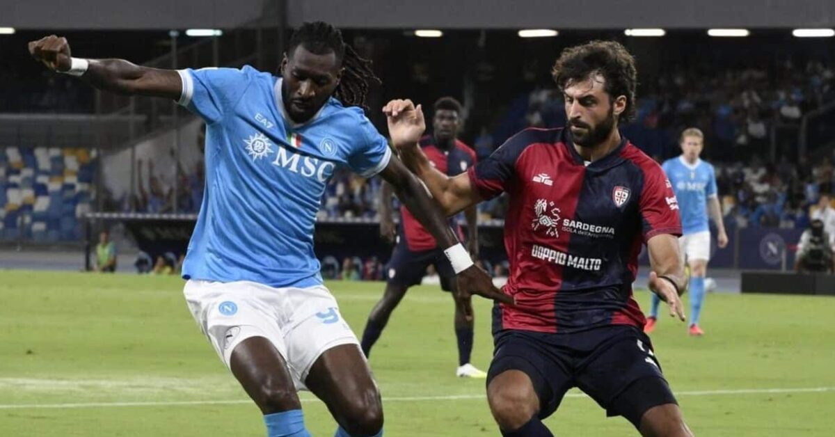 Napoli-Cagliari 1-0: Anguissa decide al 95'