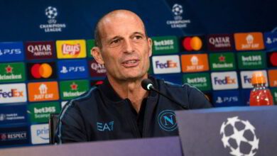 Napoli-Bodo-Glimt conferenza Massimiliano Allegri