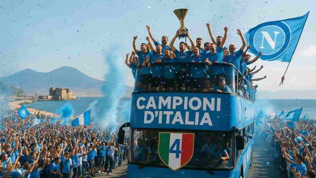 Napoli Festa Scudetto Bus Scoperto