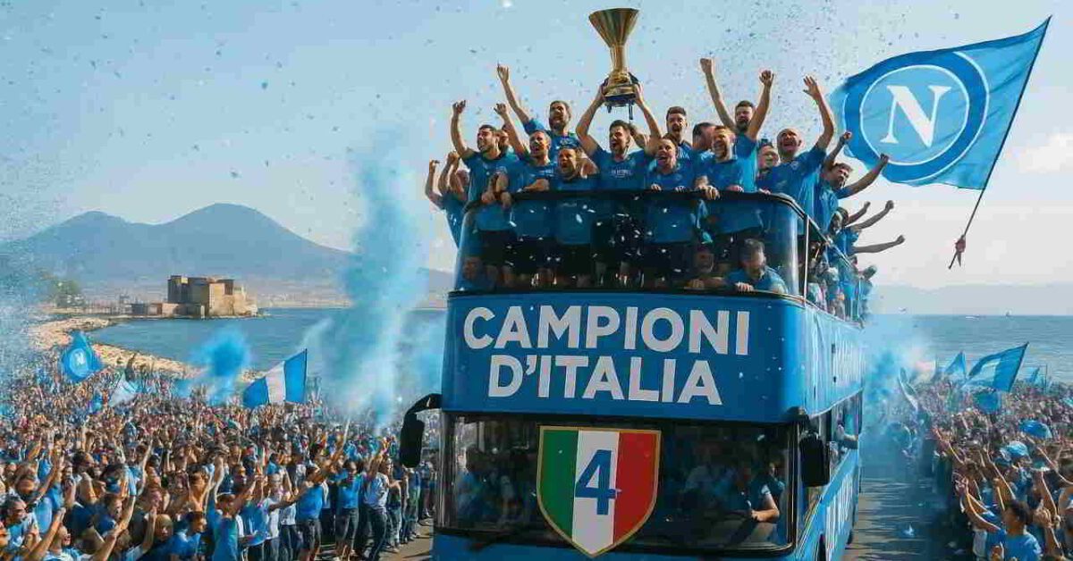 Napoli Festa Scudetto Bus Scoperto