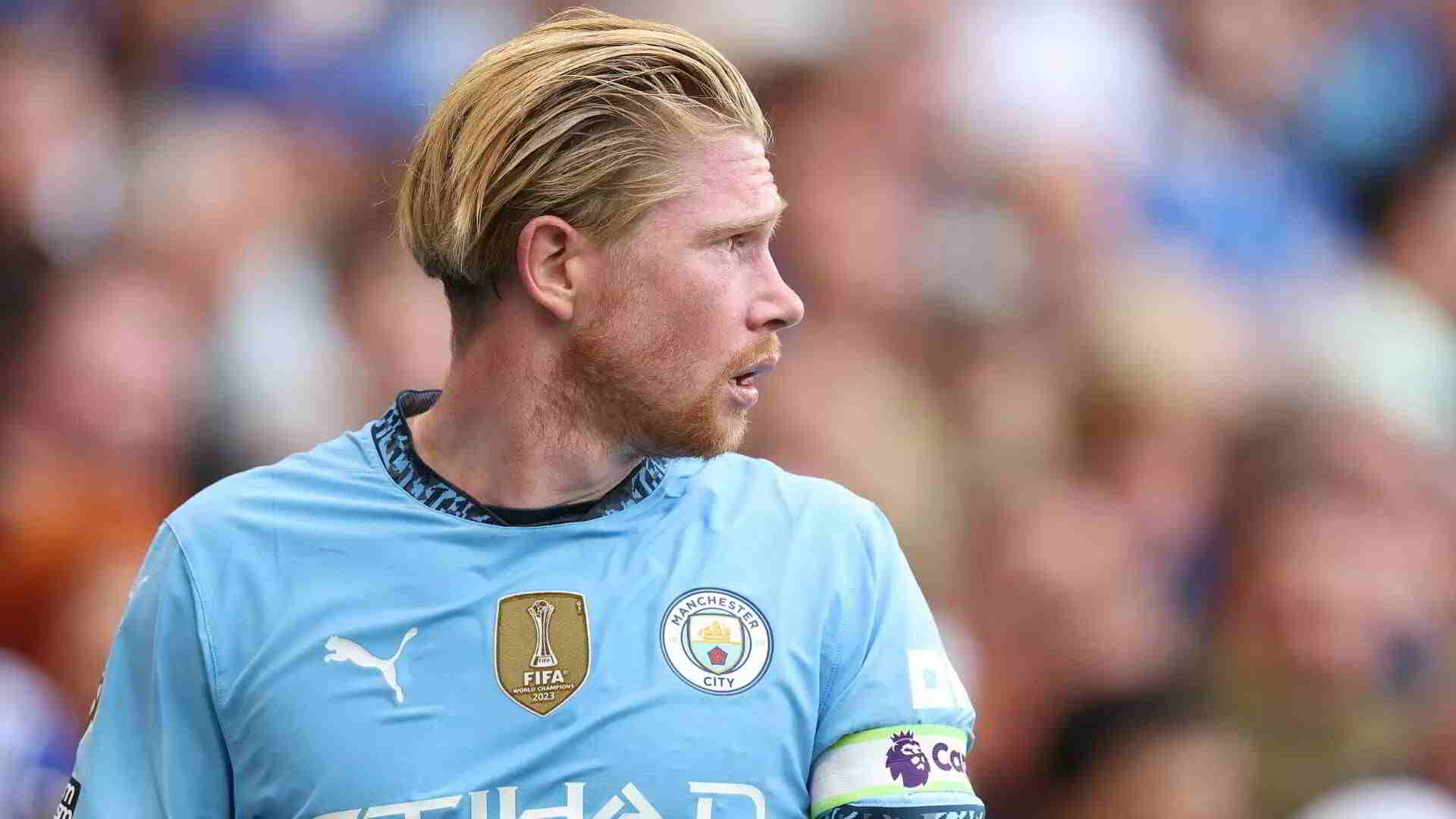 Fuoriclasse belga Kevin De Bruyne KDB in campo obiettivo calciomercato Napoli Conte Fuoriclasse belga Kevin De Bruyne KDB in campo obiettivo calciomercato Napoli Conte