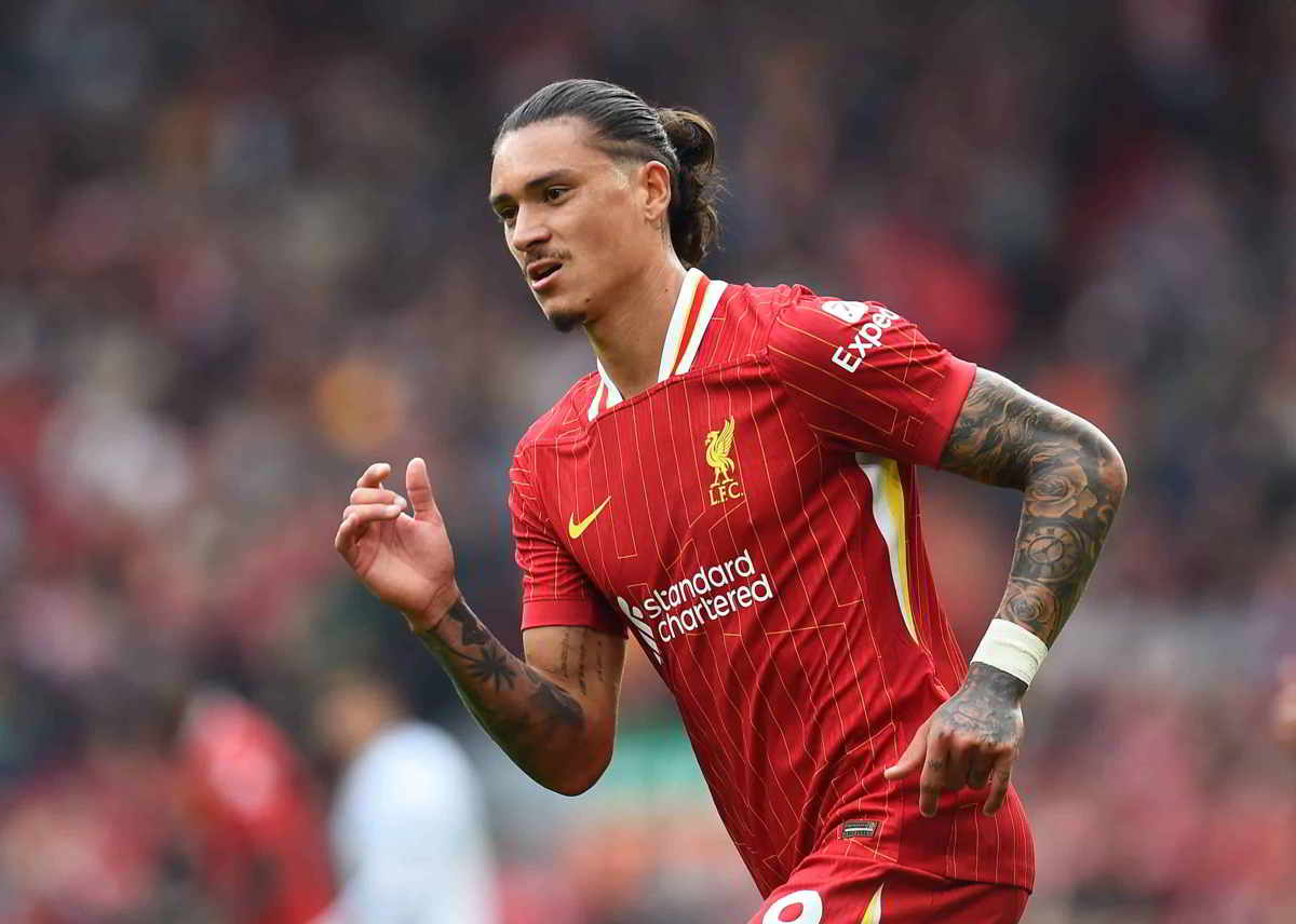 Darwin Nunez attaccante del Liverpool nel mirino del Napoli