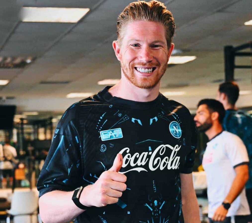 De bruyne porimo giorno a Napoli, trapela il numero di maglia