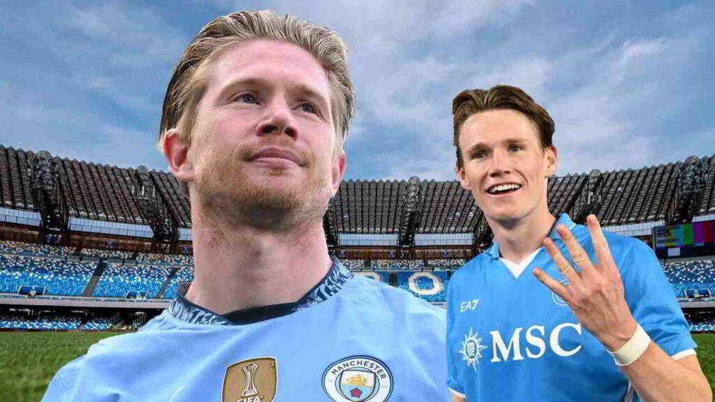 mcTominay su De Bruyne: "Colpo incredibile per il Napoli"
