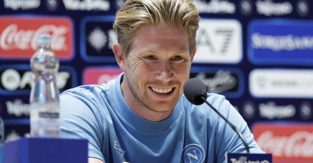 De Bruyne conferenza Napoli
