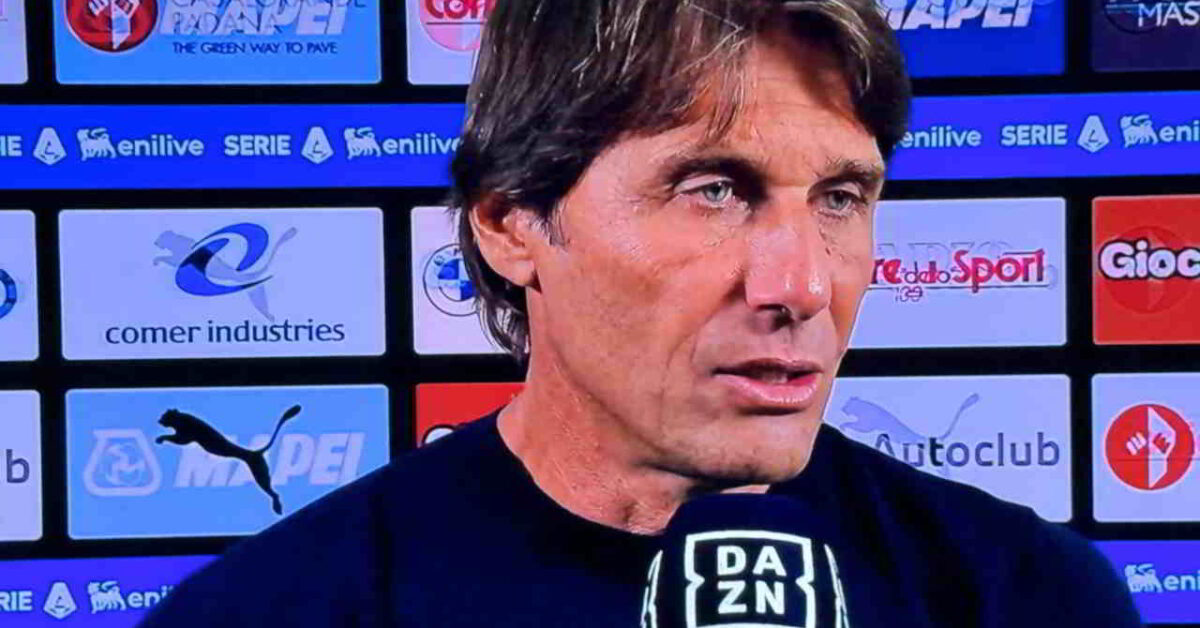 Conte dopo Sassuolo-Napoli: "Contento, ma si lavora"