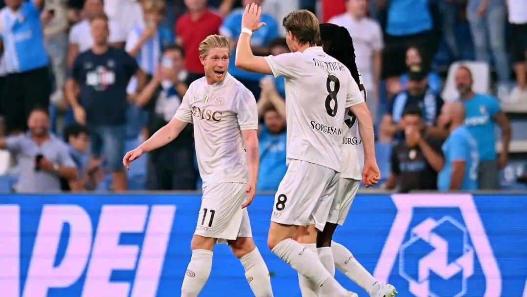 Sassuolo Napoli McTominay De Bruyne Sassuolo Napoli McTominay De Bruyne