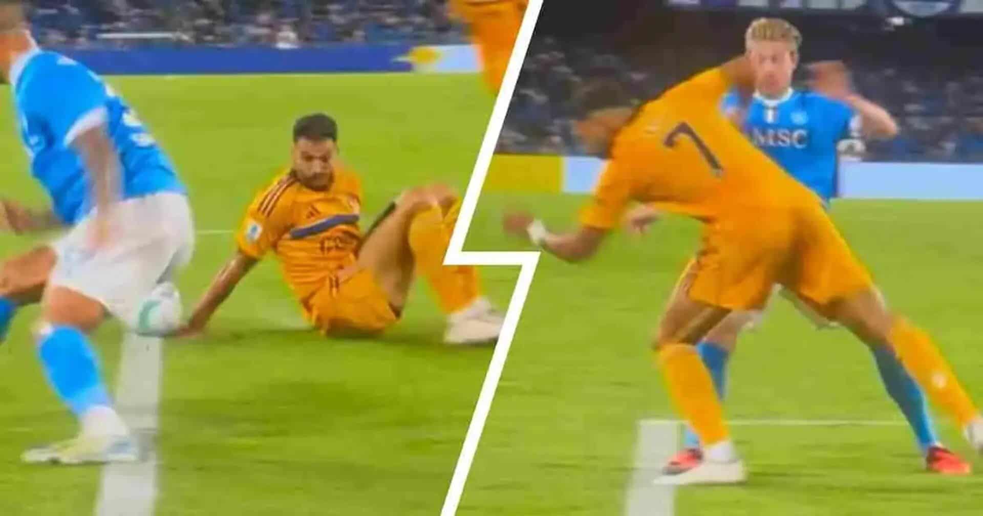 Moviola Napoli Pisa, De Bruyne Leris era rigore? Spiegato perché il VAR ha detto no