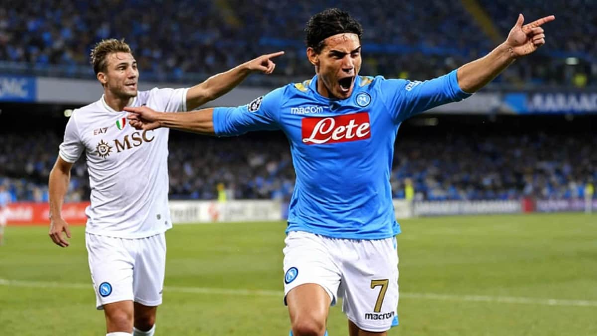 Højlund, gol all'esordio con il Napoli, come Cavani