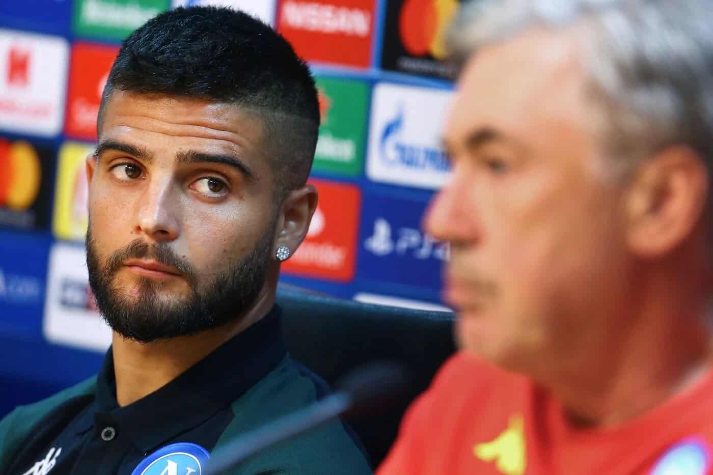 Insigne e Ancelotti 