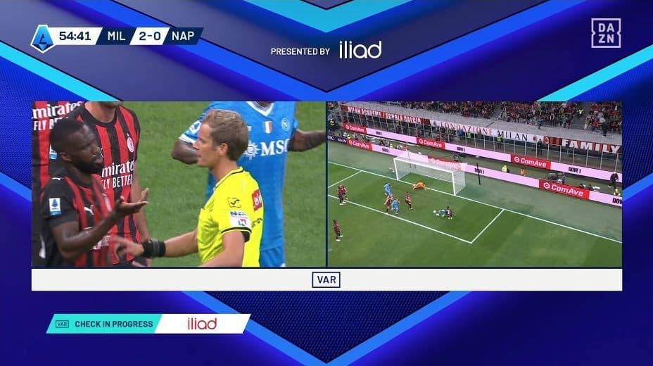 Milan Napoli,  Estupinan espulso da Var. Chiffi ha commesso un grave errore