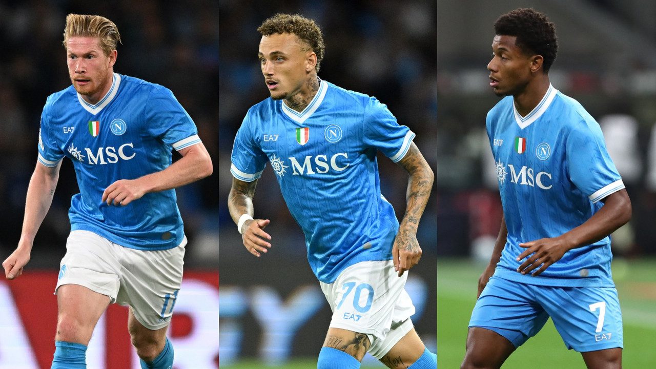 psv napoli chi gioca noa lang e neres scalpitano nuovo ruolo per de bruyne