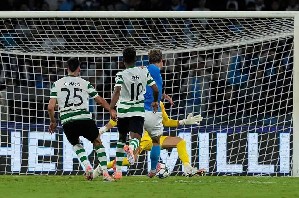 Hojlund gol Napoli Sporting Champions 2025 Hojlund gol Napoli Sporting Champions 2025