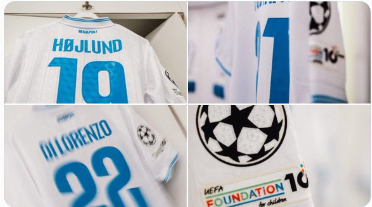 Maglia bianca Napoli Champions League contro Qarabag formazioni ufficiali"