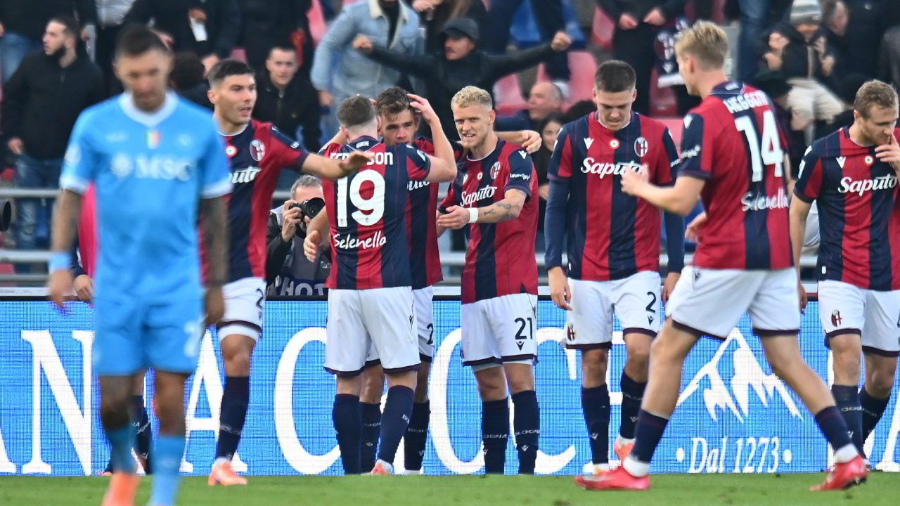 Bologna-Napoli 2-0, il dato che certifica il crollo: azzurri umiliati Bologna-Napoli 2-0, il dato che certifica il crollo: azzurri umiliati
