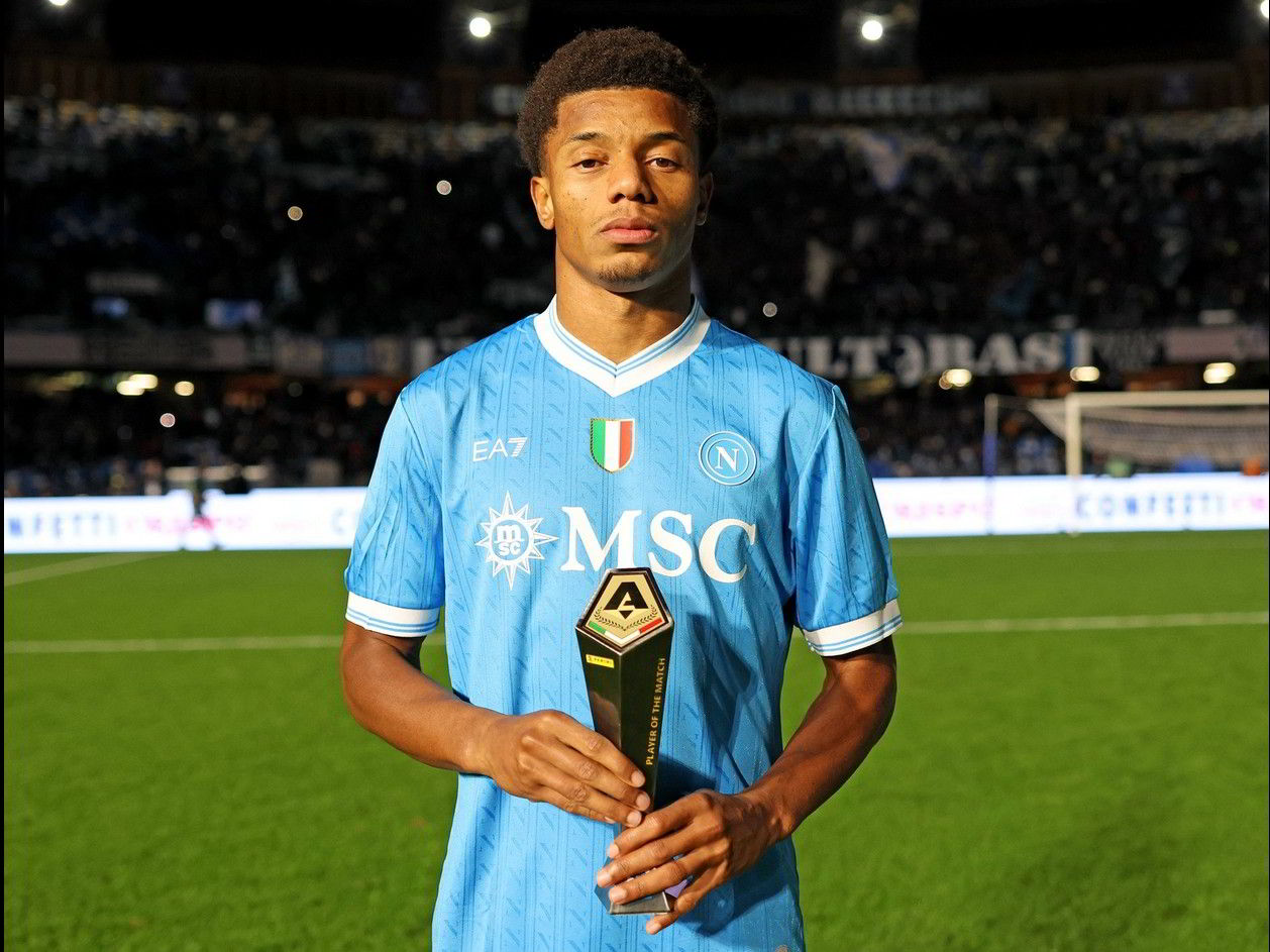 David Neres, eletto MVP di Roma-Napoli 0-1