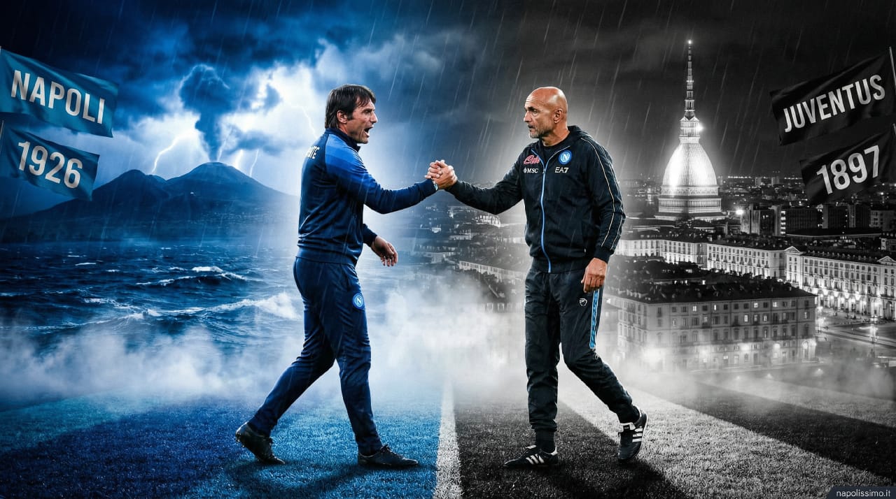 Napoli Juve, la notte dei “cuori invertiti”: Spalletti torna da nemico, Conte difende il regno Napoli Juve, la notte dei “cuori invertiti”: Spalletti torna da nemico, Conte difende il regno