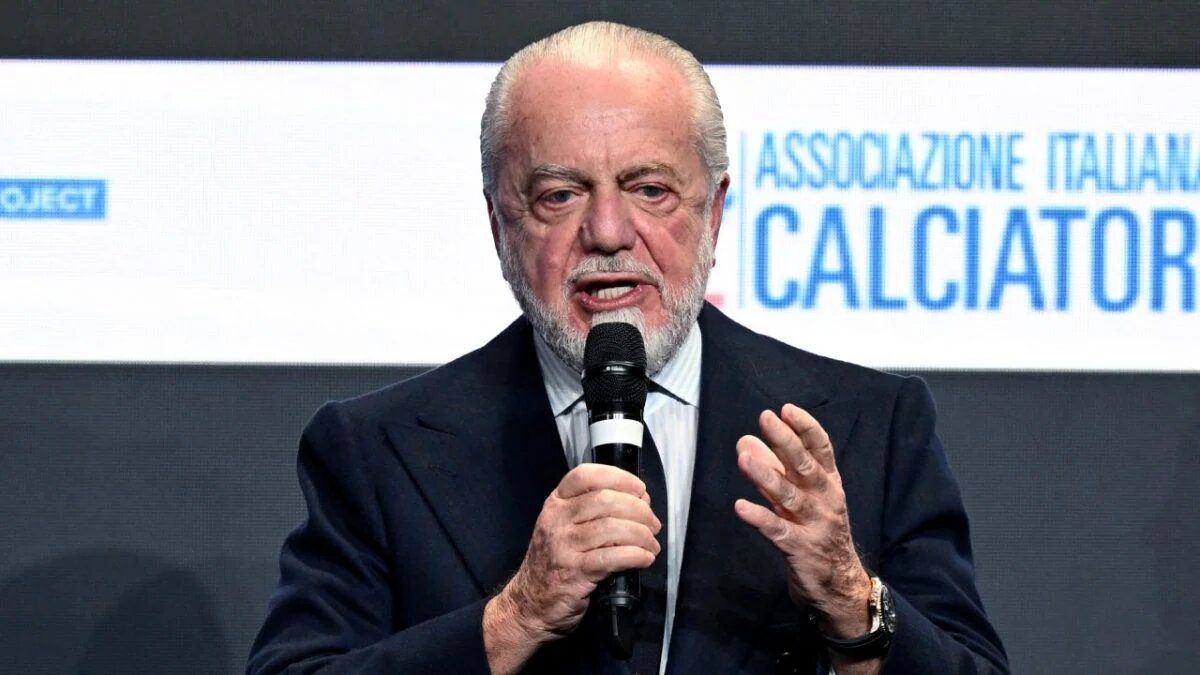 Aurelio De Laurentiis allarme DAZN diritti TV Serie A rischio default