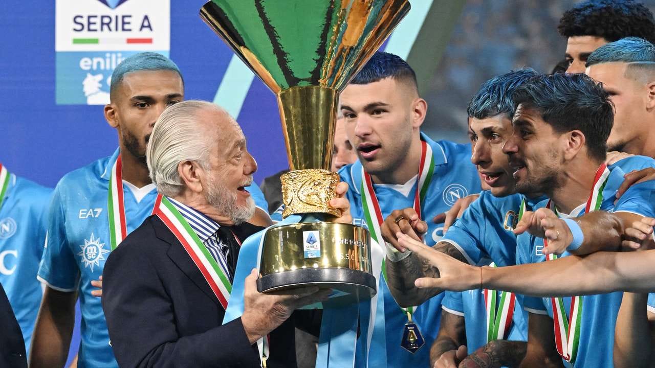 Aurelio De Laurentiis intervista Natale auguri Napoli Supercoppa