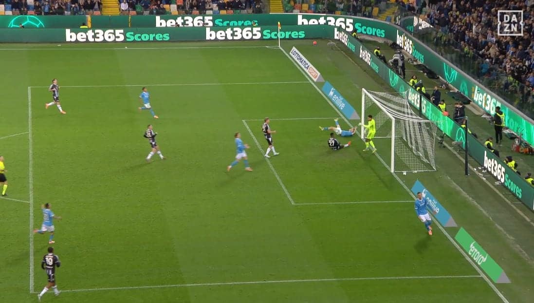 Udinese-Napoli, Hojlund si divora il pareggio. Udinese-Napoli, Hojlund si divora il pareggio.