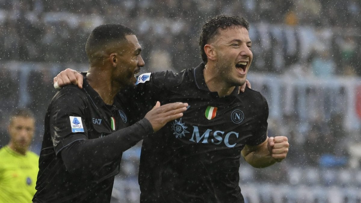 Rissa Lazio Napoli espulsi Mazzocchi Marusic gol Rrahmani 