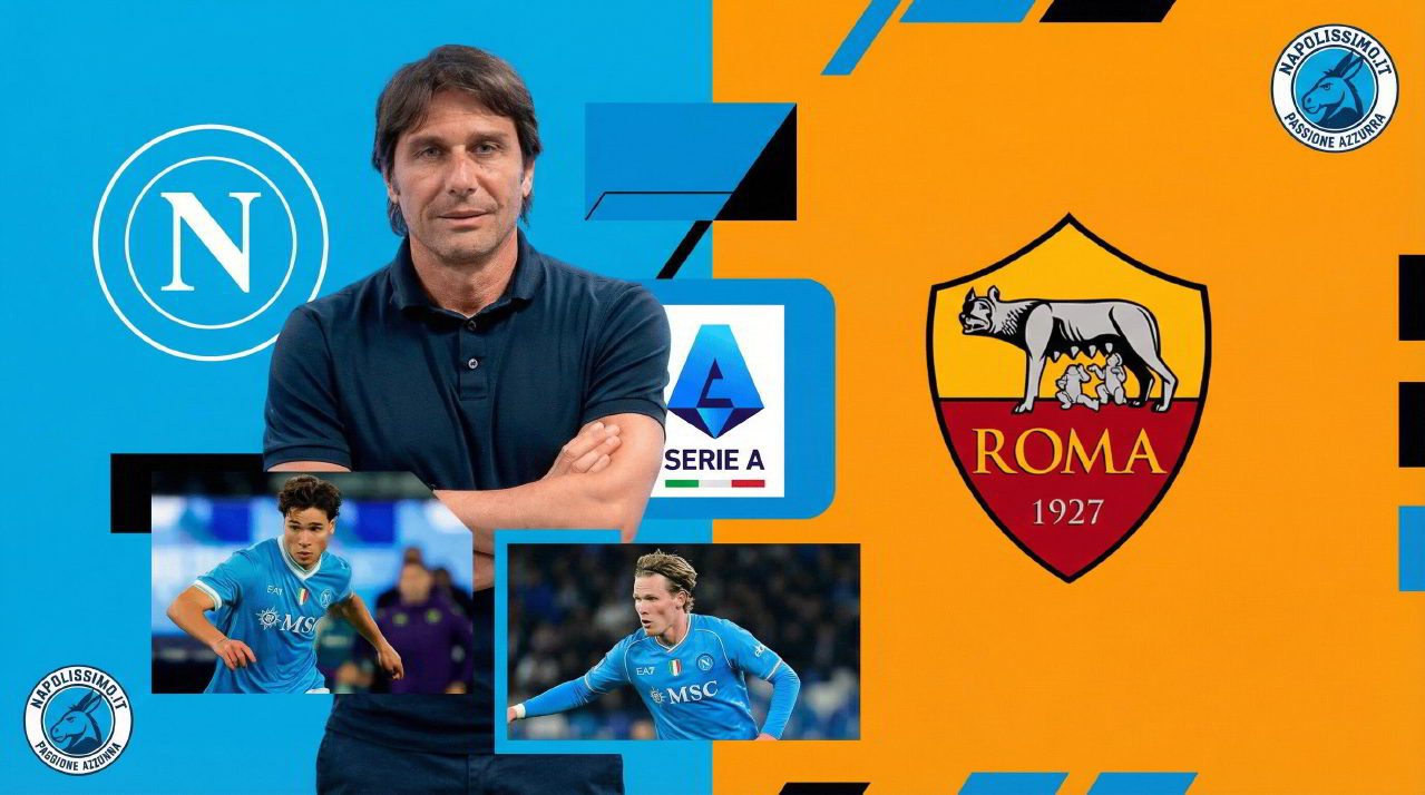Napoli Roma, emergenza totale: McTominay KO e difesa ridisegnata. La mossa di Conte