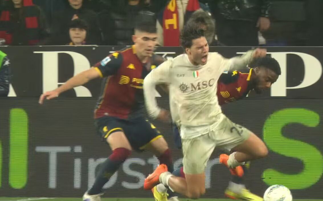 Calcio di rigore assegnato dal VAR e trasformazione dal dischetto di Hojlund