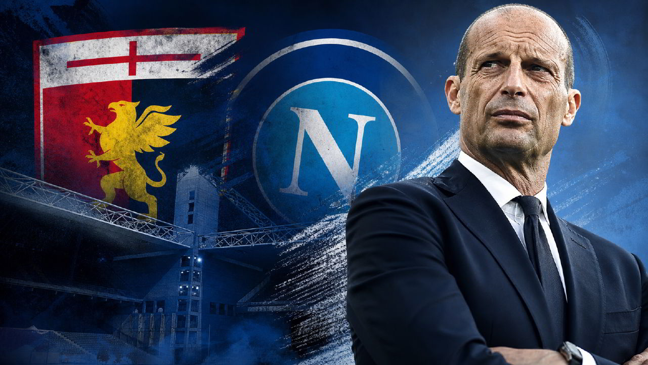 Genoa Napoli Allegri esordio campionato